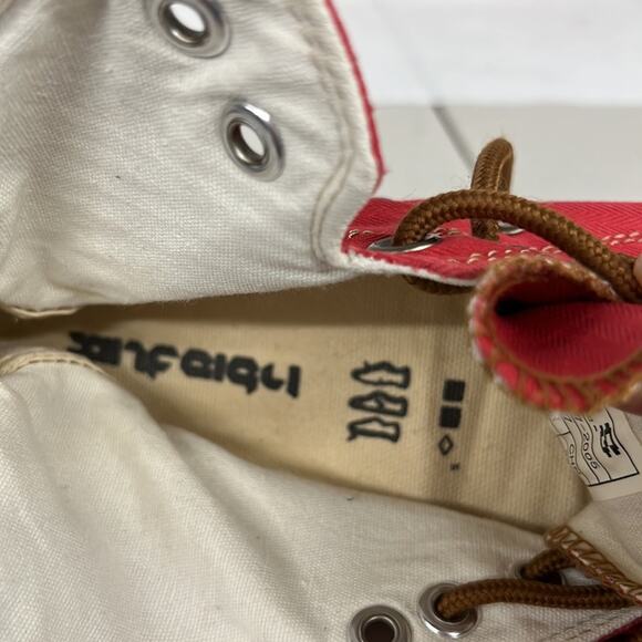 Rare hard to find Converse Jack purcell xinfeisu X.F.S Red hi top sneaker brown - Picture 6 of 10